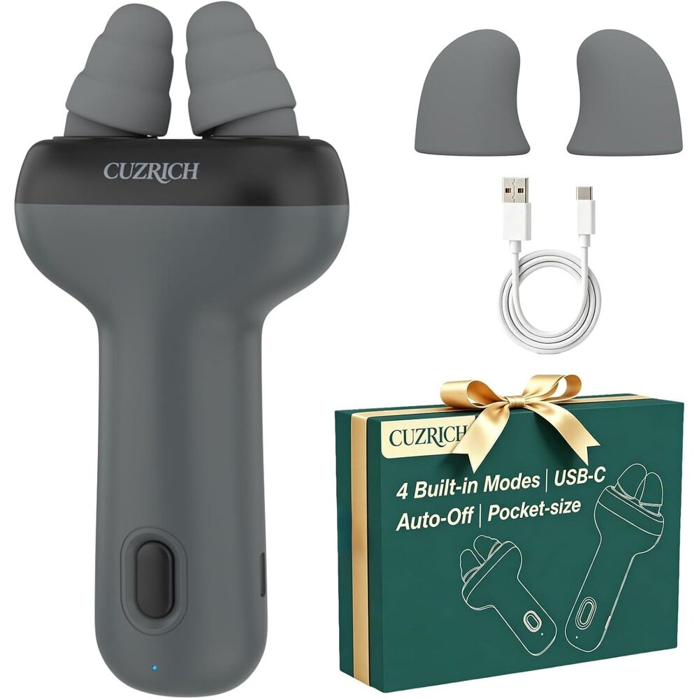 NEW Mini Portable Handheld Kneading Massager USB-C Rechargeable 2 Speeds